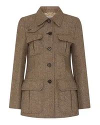 Chloé Taillierte Wolljacke Brown