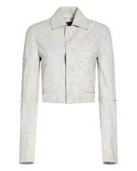 Ann Demeulemeester dekonstruierte Atelier-Jacke Phae White