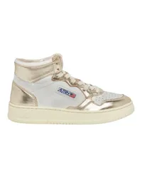 AUTRY High sneakers Medalist zweifarbig Silver