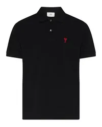 AMI Paris Poloshirt Ami de Cœur Black