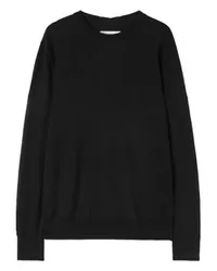 Jil Sander Pullover mit Rundhalsausschnitt Black