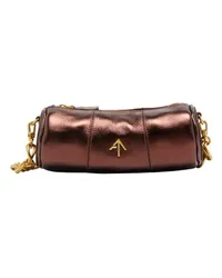 Manu Atelier Mini-Handtasche Cylinder Brown