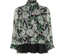 Hemd aus Seide mit Blumenprint