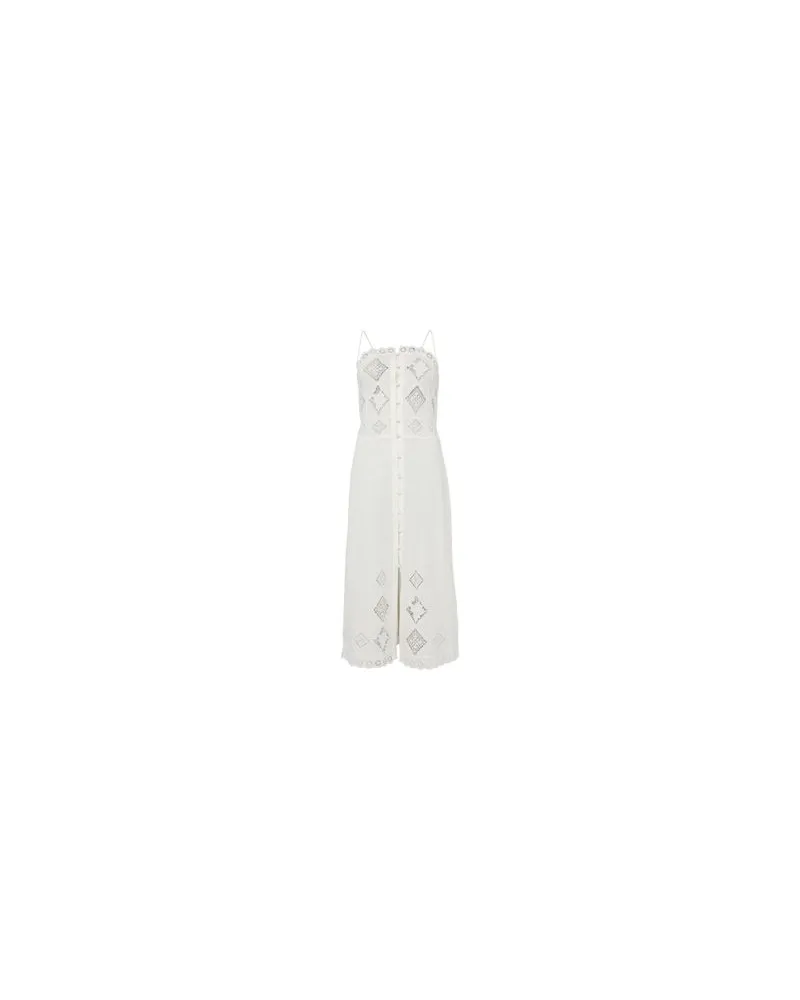 Chloé Bedrucktes Minikleid Babydoll White