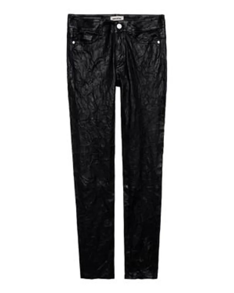 Zadig & Voltaire Crinkle-Hose Phlame Black