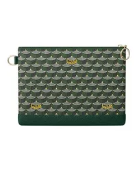 Fauré Le Page Clutch Pochette Zip 19 Green