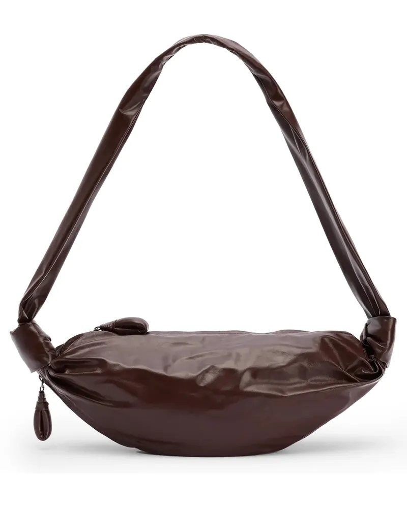 Christophe Lemaire Kleine, weiche Halbmondtasche 