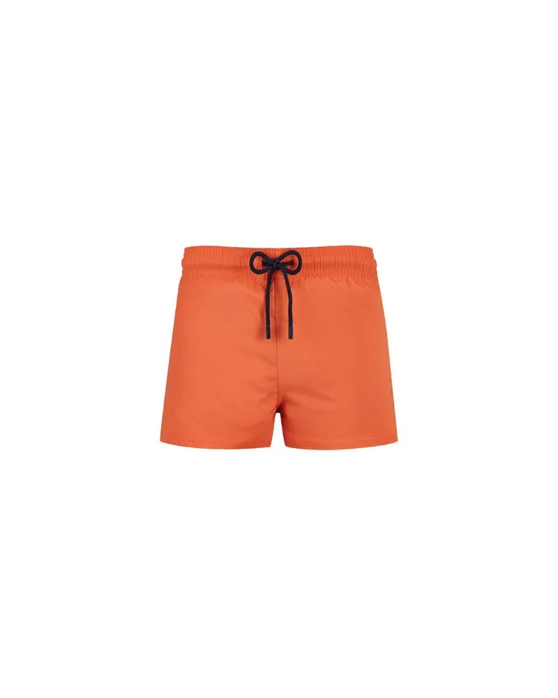 Vilebrequin Einfarbige Badeshorts Red