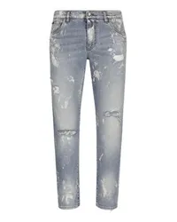 Dolce & Gabbana Slim-Jeans Multicolor