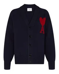 AMI Paris Cardigan Ami de Cœur Navy