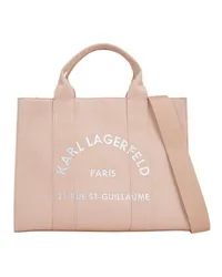 Karl Lagerfeld Rue St-Guillaume Mittelgroße quadratische Tote Bag Pink