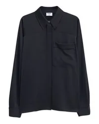 Filippa K Glänzendes Hemd Black