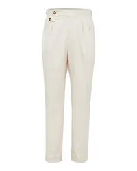 Brunello Cucinelli Hose in Leisure Fit White