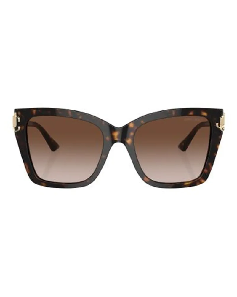 Jimmy Choo Sonnenbrille Square Brown