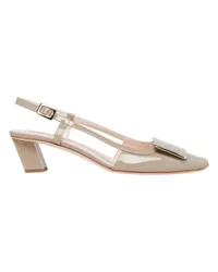 Roger Vivier Belle Vivier slingback pumps Beige