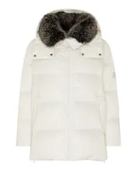 Yves Salomon Daunenjacke A-Line Off-white