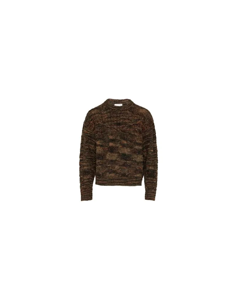 Isabel Marant Strickpullover mit Rundhalsausschnitt Fedor Brown