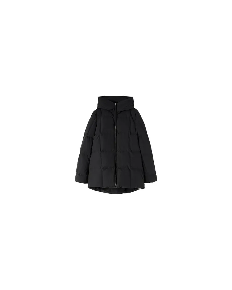 Jil Sander Gesteppte Daunenjacke Black