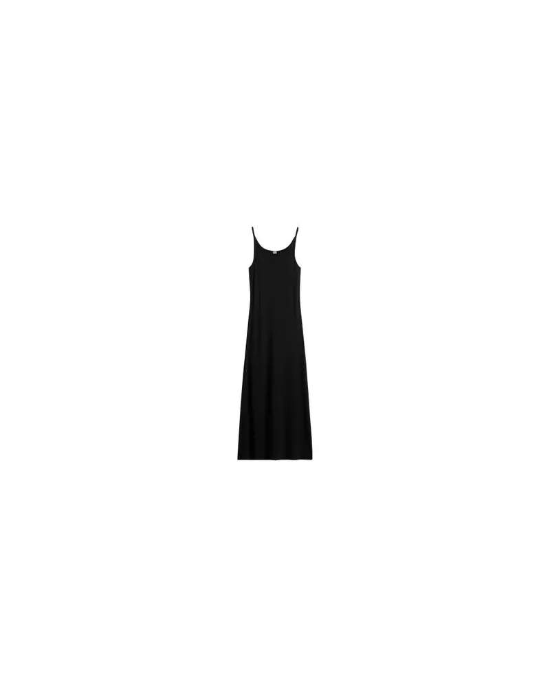 Totême Fließendes Negligé-Kleid Black