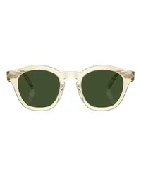 Oliver Peoples Quadratische Sonnenbrille Boudreau L.a Yellow