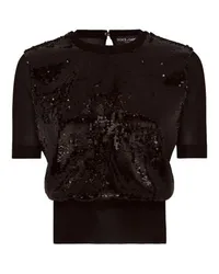 Dolce & Gabbana Kurzarm-Top Black