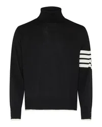 Thom Browne Rollkragenpullover Bar Black