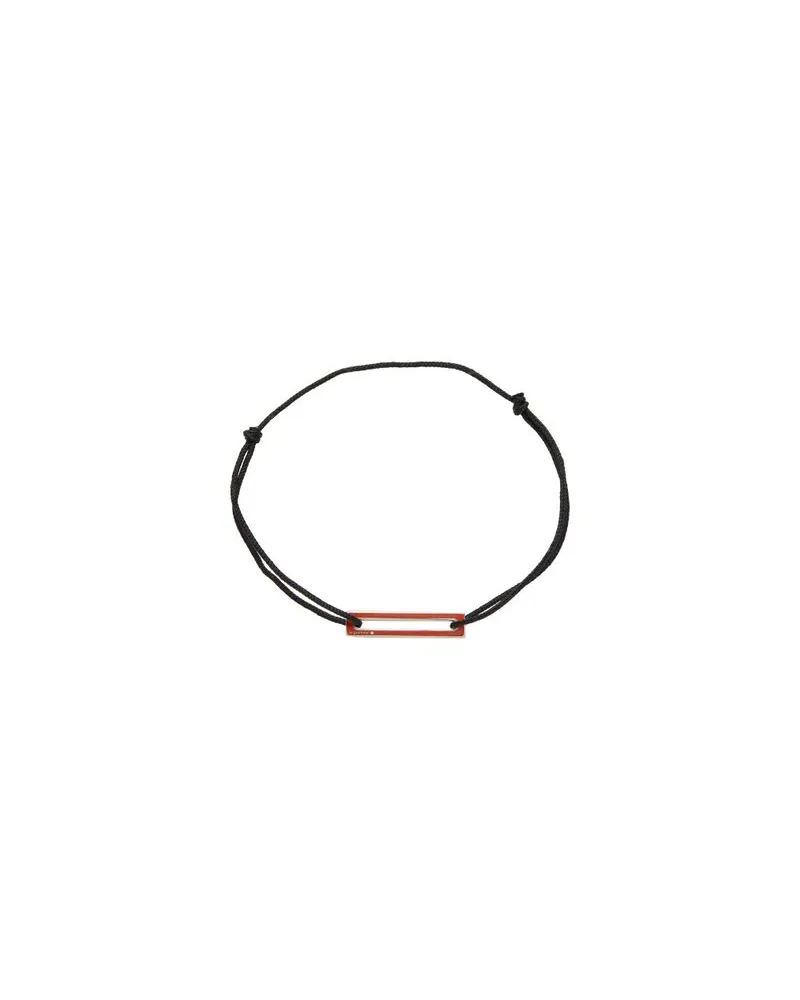 Le Gramme Kordelarmband 17 G Red