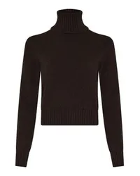 AMI Paris Rollkragenpullover Ami de Cœur Brown