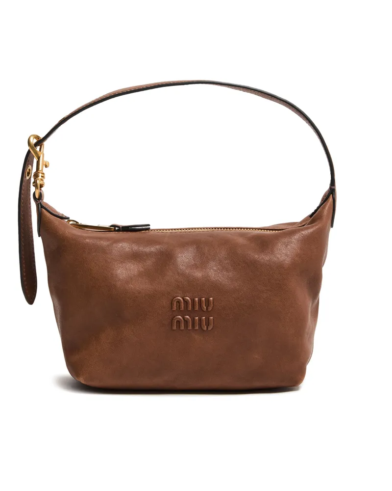 Miu Miu Mini-Tasche Aviator aus Nappaleder 