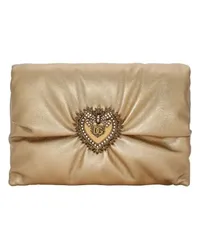 Dolce & Gabbana Soft Bag Devotion Medium Gold