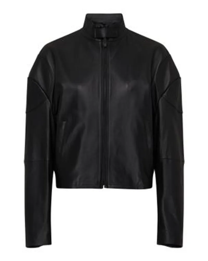 Acne Studios Lederjacke Black