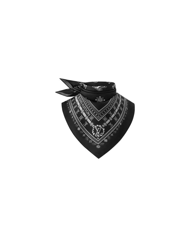Louis Vuitton LV Bandana Carré 55 Black