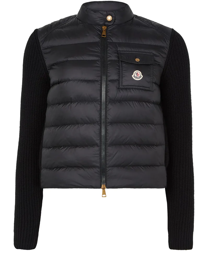 Moncler Jacke im Materialmix 