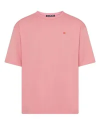 Acne Studios Kurzarm-T-Shirt Pink