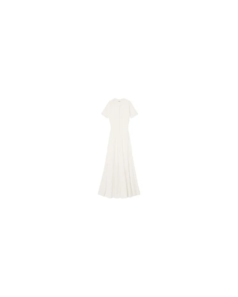 Sandro Langes Strickkleid White