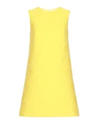 Dolce & Gabbana Kurzes A-Linien-Kleid Yellow