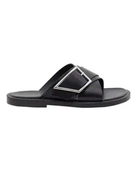 Closed Slipper-Sandalen Black