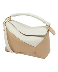 Loewe Schultertasche Puzzle Small White