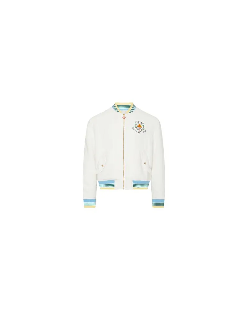 Casablanca Paris Bomberjacke White