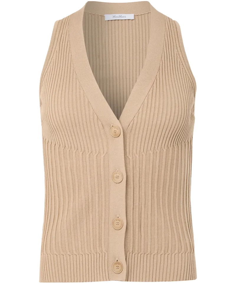 Max Mara Bimba ärmellose Cardigan 