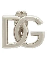 Dolce & Gabbana Mono-Ohrring mit Logo Silver