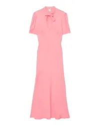 Inès de la Fressange Langes Kleid Cerise Pink