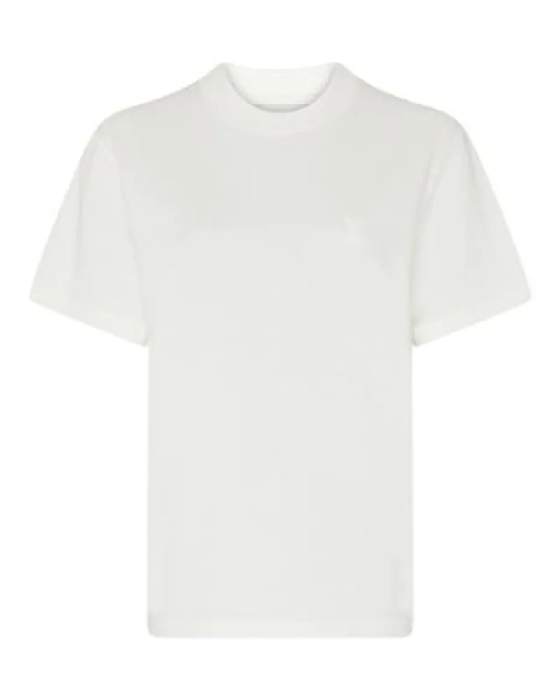 AMI Paris Kurzarm-T-Shirt Ami de Cœur Off-white