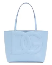 Dolce & Gabbana Kleiner Shopper mit DG-Logo Blue