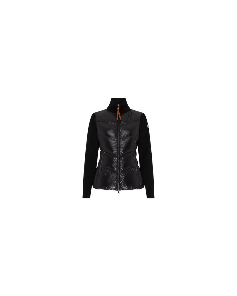 Moncler Jacke im Materialmix Black