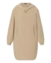 Louis Vuitton Hoodie-Kleid mit Fledermausärmeln Beige