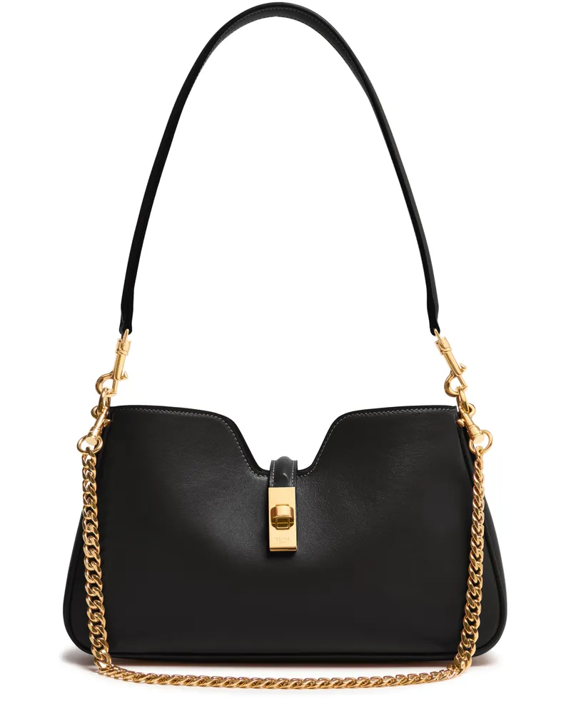Celine Schultertasche Camille 16 soft aus glattem kalbsleder 