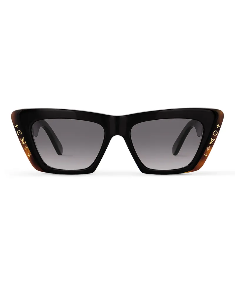 Louis Vuitton LV Moon Daily Cat Eye Sonnenbrille Black