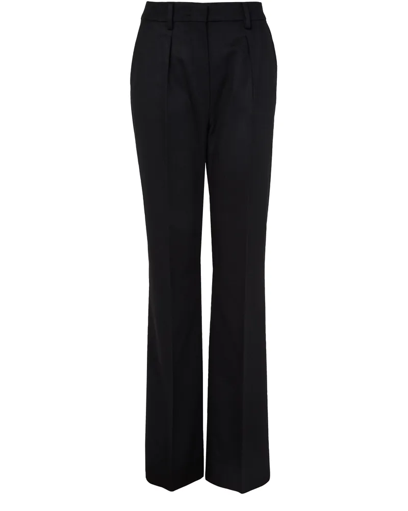 Max Mara Gerade geschnittene Hose Carbone 