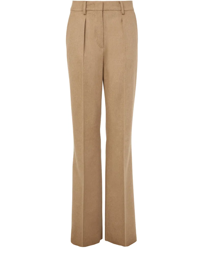 Max Mara Gerade geschnittene Hose Carbone 